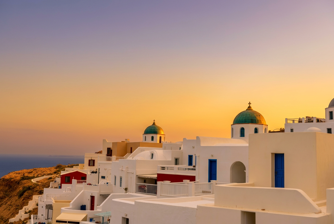 Santorini after editing