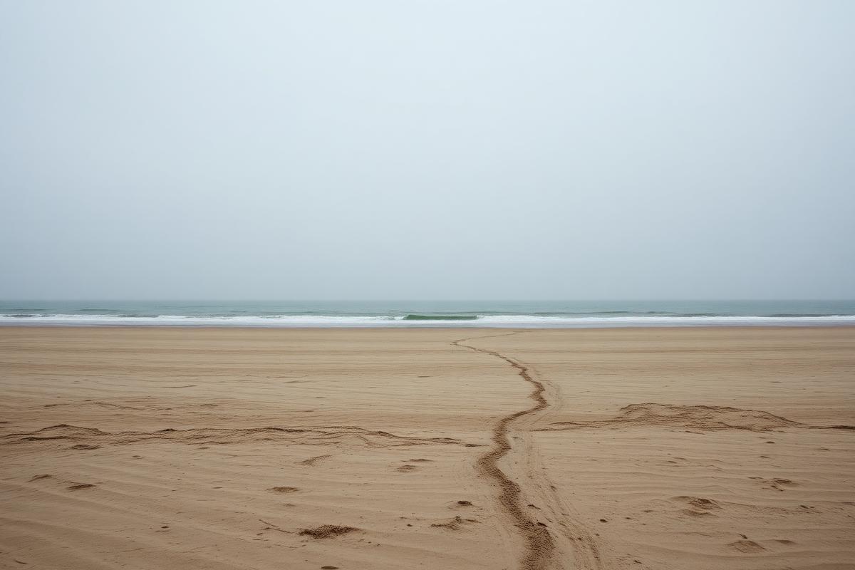 Tropical beach before editing